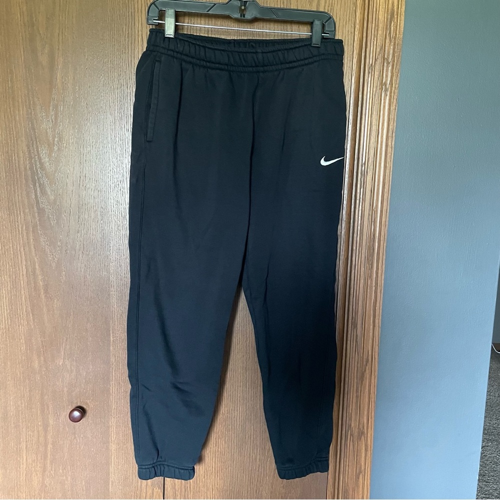Nike Black Sweatpants with Elastic Cuffs